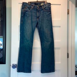 Ariat M4 low rise boot cut jeans 35x32 NWOT